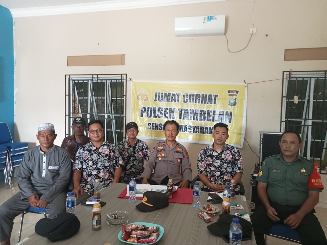 Jajaran Polres Bintan Tampung Aspirasi dan Kelurahan Masyarakat melalui “Jum’at Curhat”