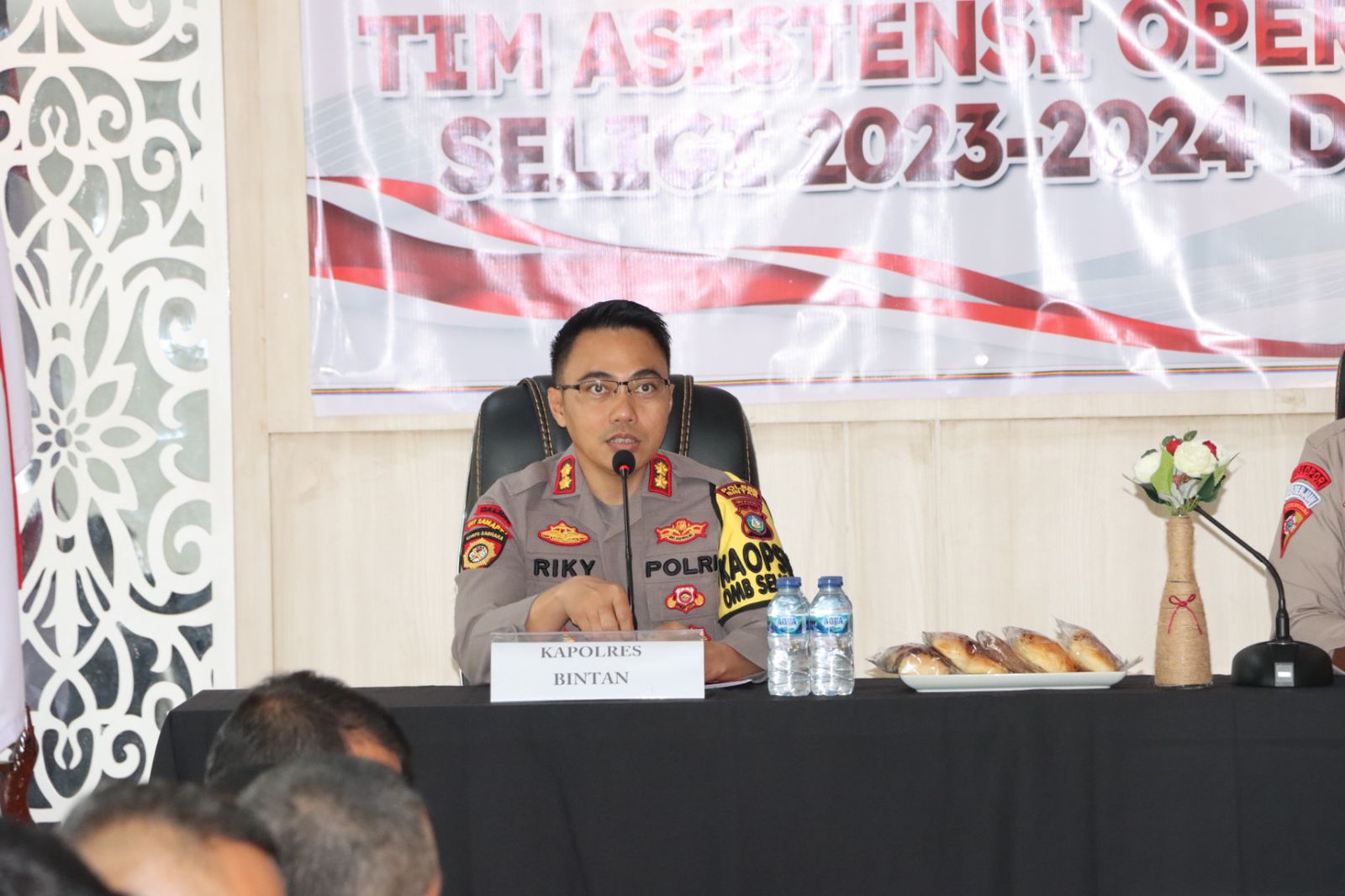 Tim Assitensi Operasi Mantap Brata Seligi 2023 – 2024 Kunjungi Polres Bintan