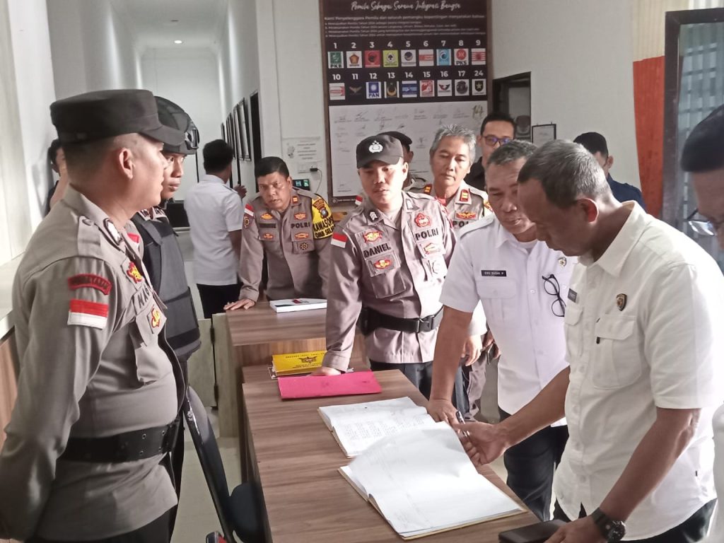 Pengawasan Operasi Mantap Brata Seligi 2023-2024 Polda Kepri, Lakukan Pemeriksaan di Polres Bintan