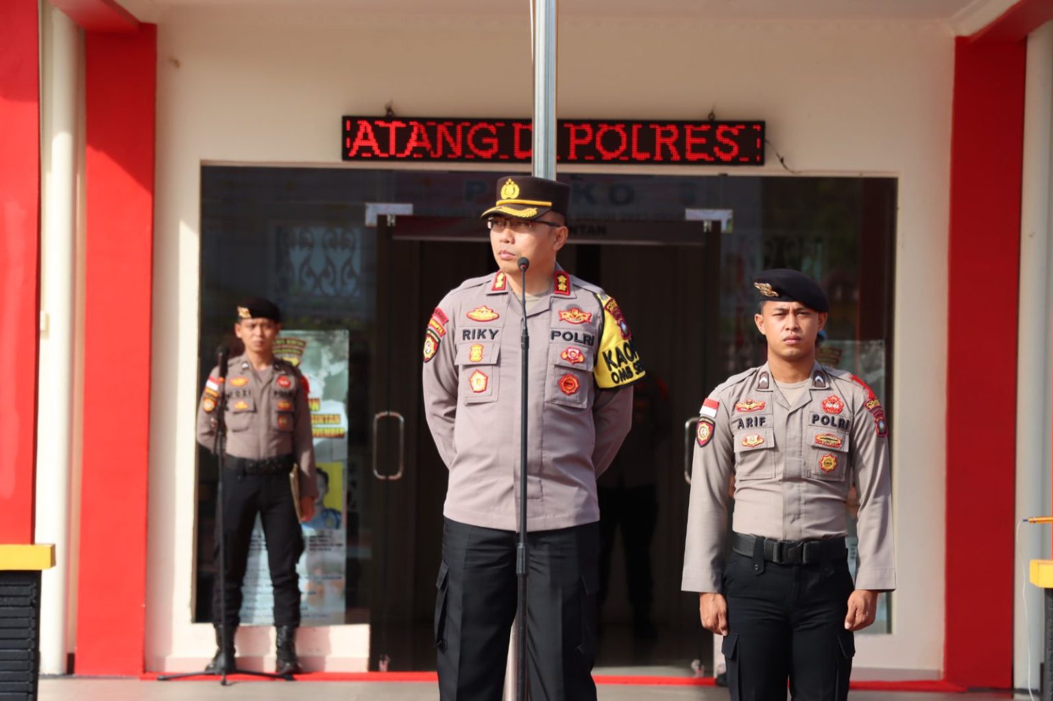 Kambali Kapolres Bintan Tekankan Personilnya Untuk Tetap Jaga Netralitas Dalam Pemilu