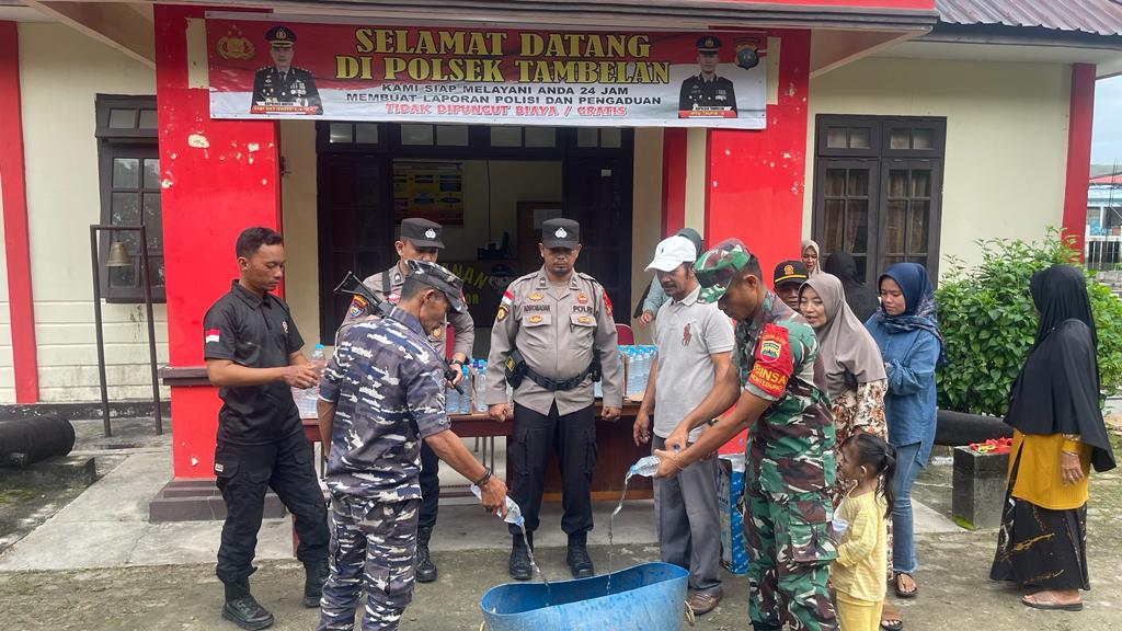 Komitmen Polsek Tambelan Berantas Miras, Amankan Ratusan Botol Miras Tak Bertuan Diamankan