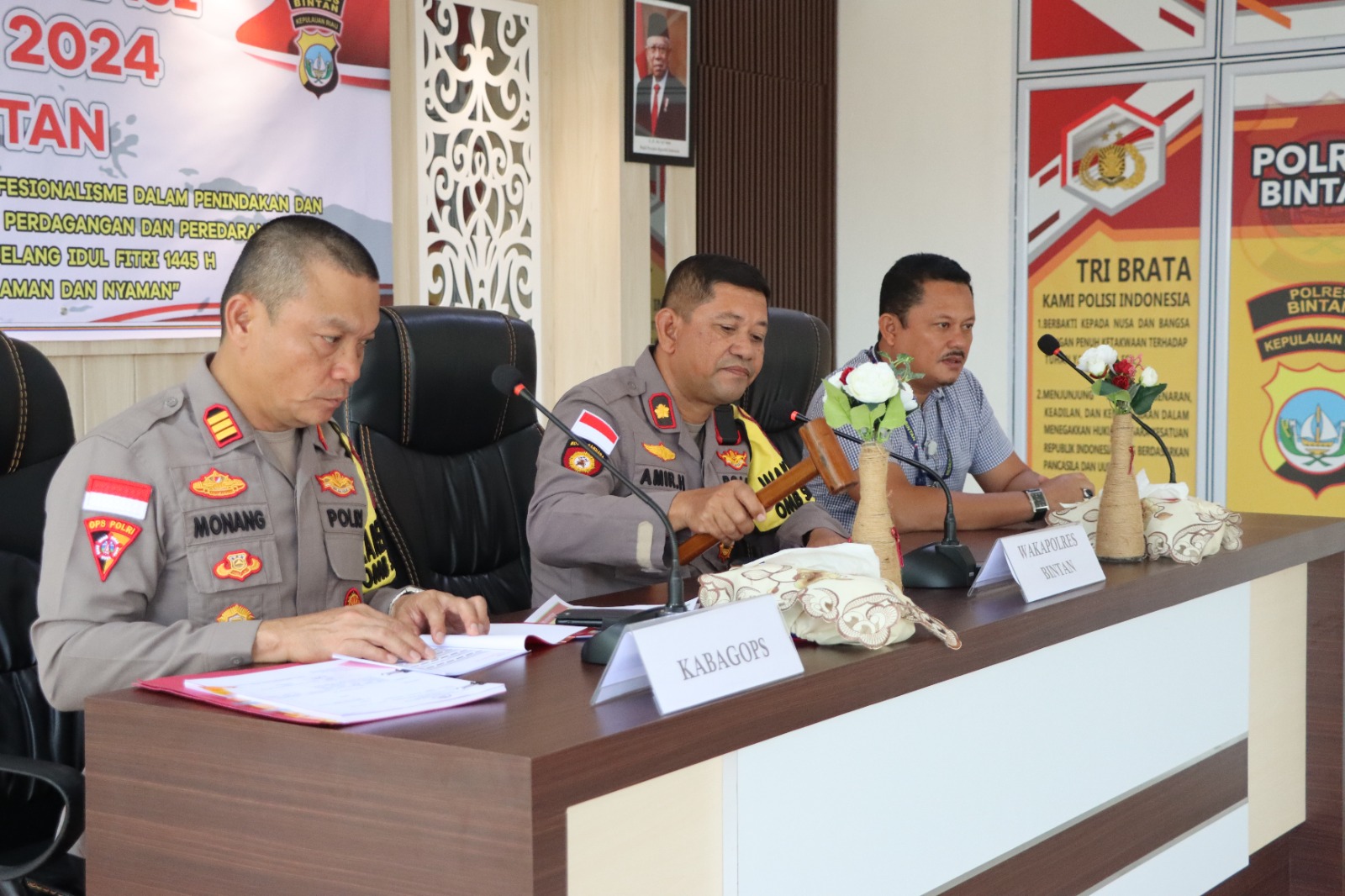 Polres Bintan Laksanakan Latihan Pra Operasi Antik Seligi 2024, Guna Pemberantasan Kejahatan Narkotika di Kabupaten Bintan