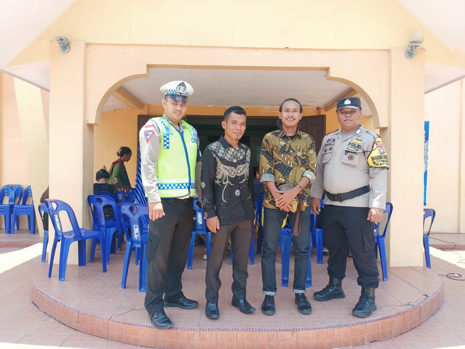 Berikan Rasa Aman, Polres Bintan Lakukan Pengamanan di Gereja