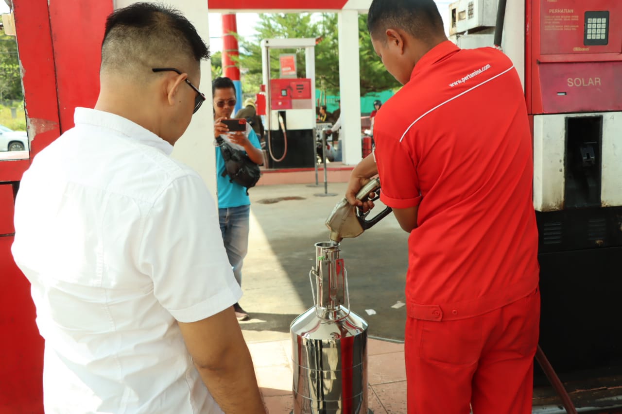Satgas Migas Bintan Lakukan Pemeriksaan SPBU Yang Ada di Bintan