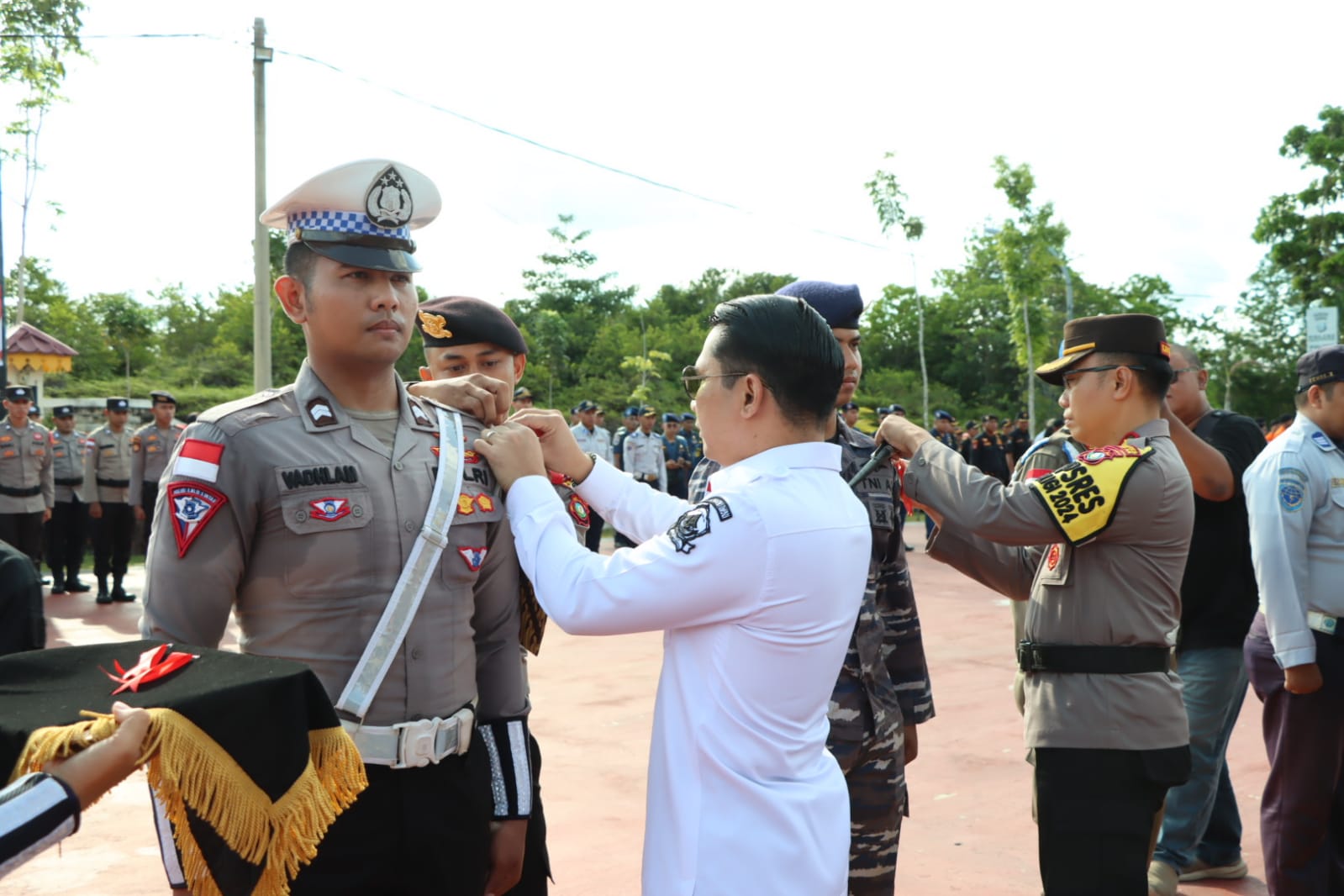 Operasi Ketupat Seligi 2024, Polres Bintan Laksanakan Apel Gelar Pasukan