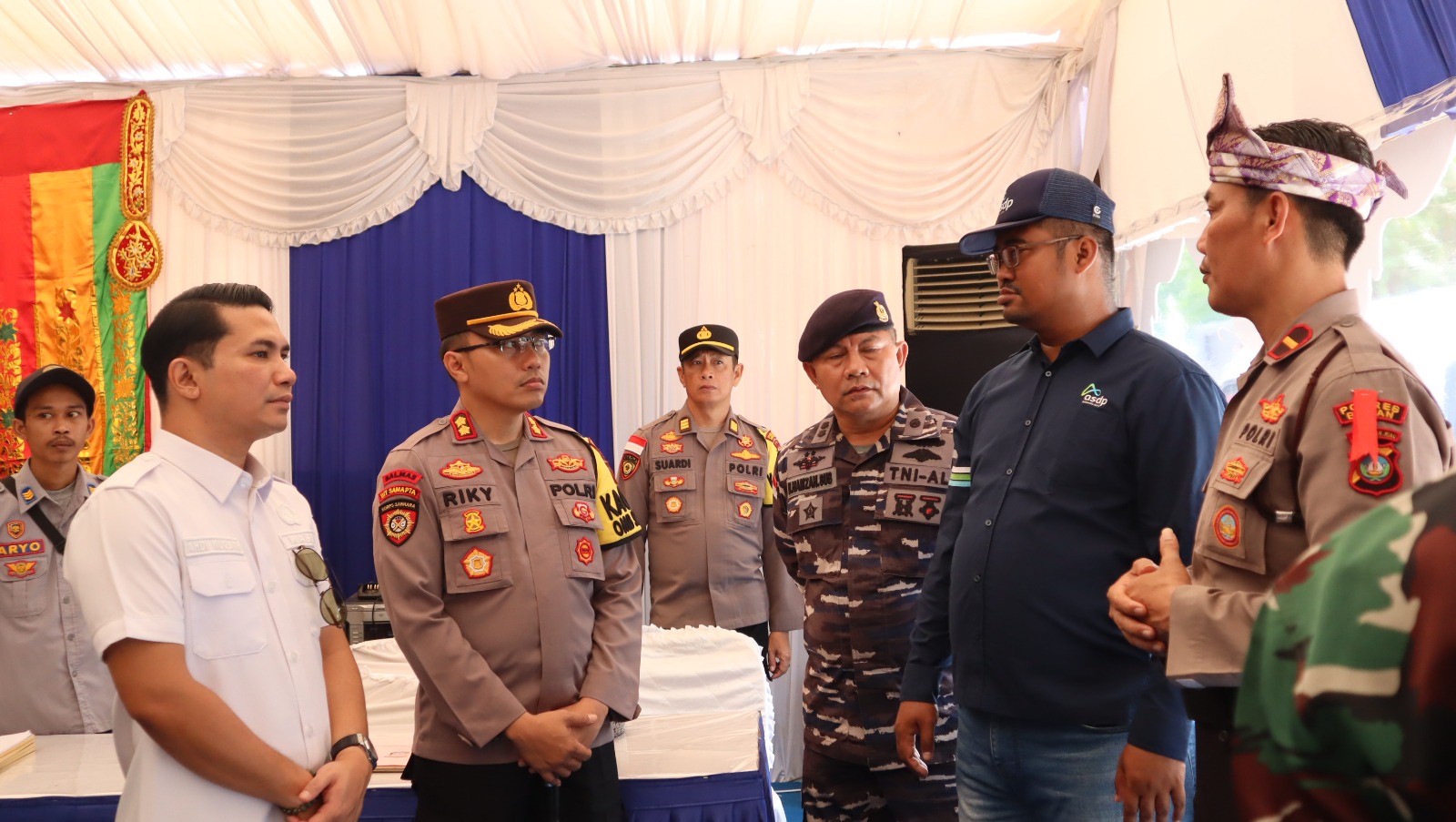 Hari Pertama Operasi Ketupat Seligi 2024, Kapolres Bintan Bersama FKPD Cek Kesiapan Pos Pengamanan dan Pos Pelayanan