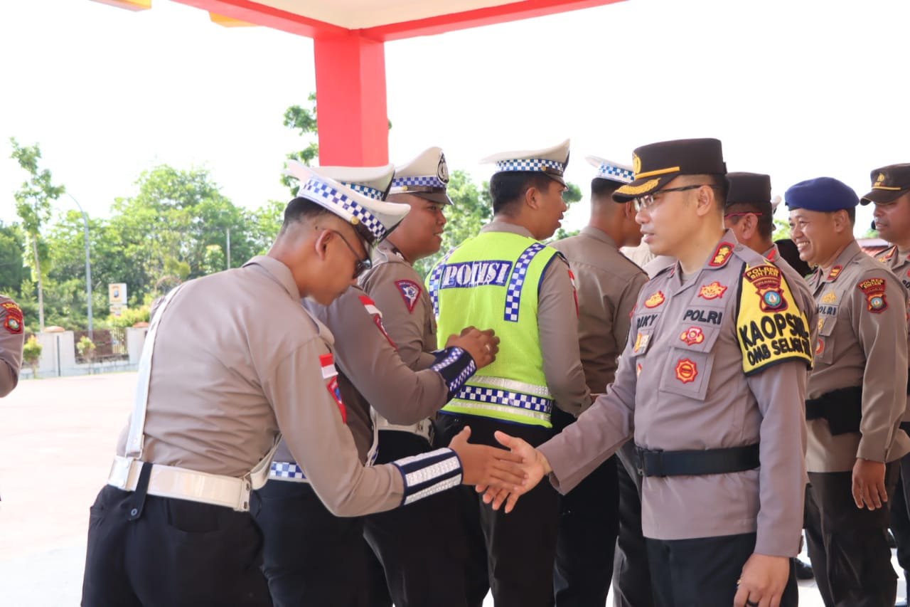 Halal bihalal Kapolres Bintan dengan seluruh Personil Polres Bintan