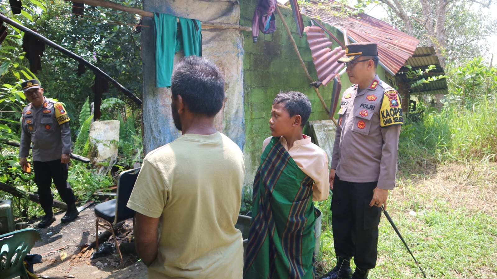 Kapolres Bintan Tinjau Langsung Pembangunan Rumah Bantuan Kapolda Kepri