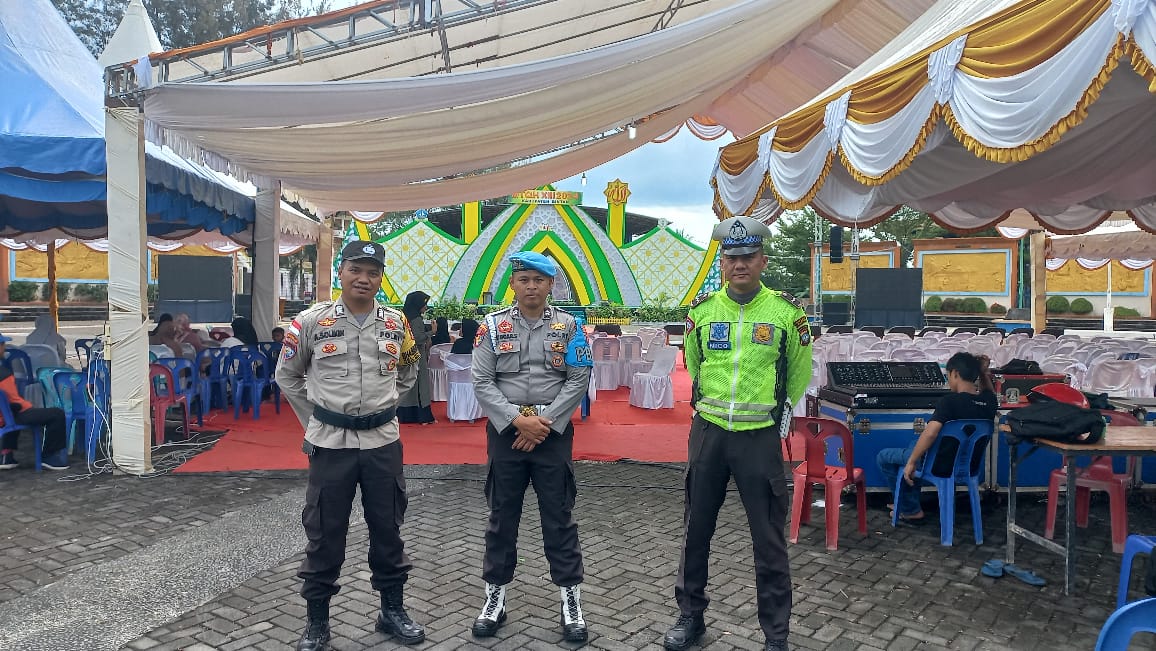 Polres Bintan Lakukan Pengamanan (MTQH) Ke-13 Tingkat Kabupaten Bintan Tahun 2024