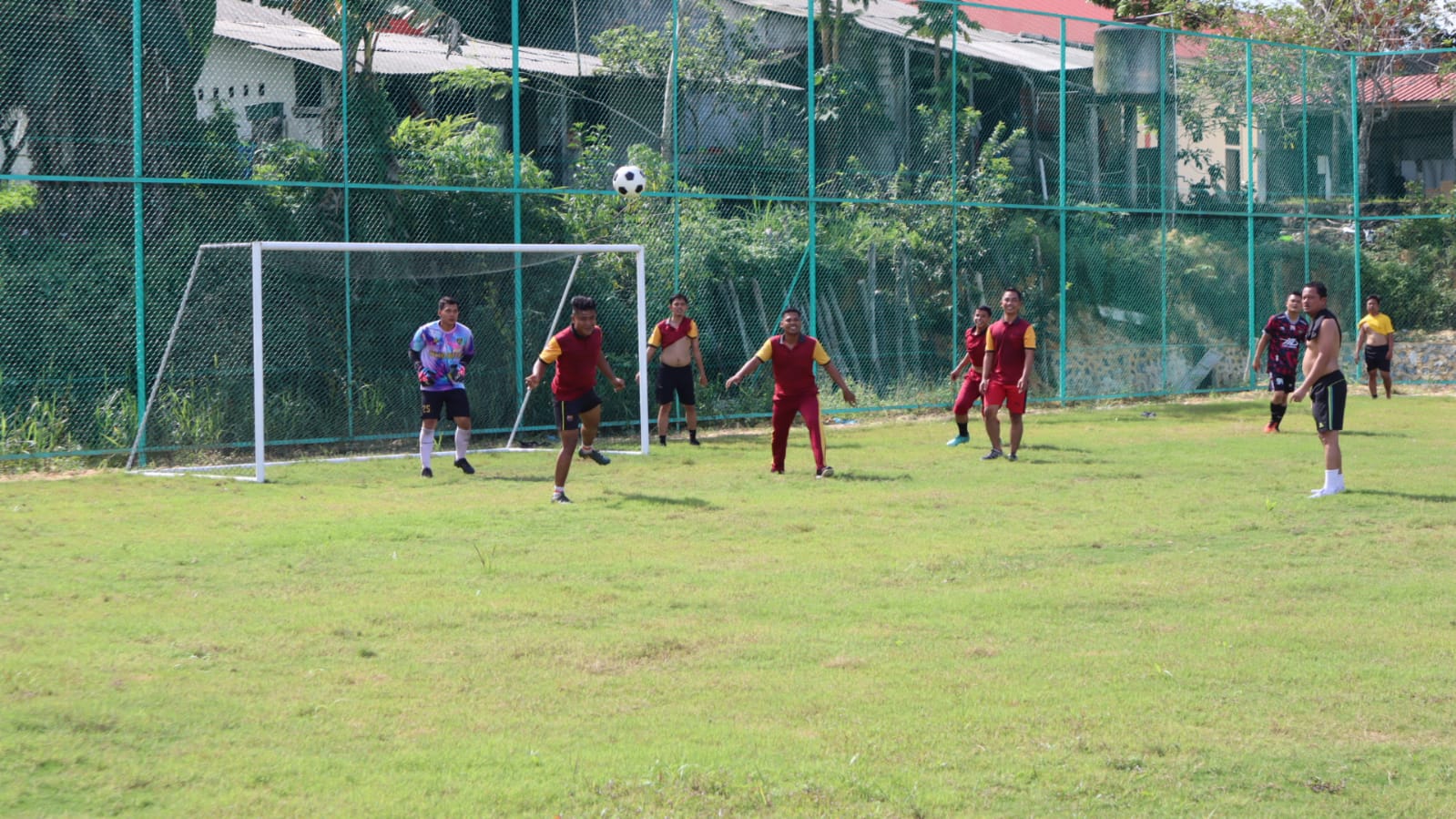 Kapolres Bintan Ajak Personel Main Bola, Salah Satu Bukti Dukung Timnas Indonesia U-23 di Ajang AFC 2024