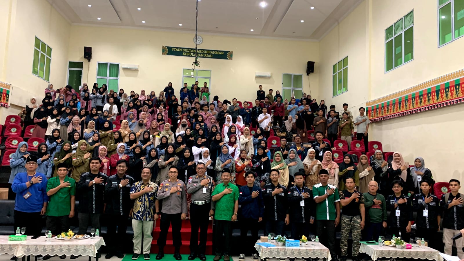 Satuan lalu Lintas Polres Bintan Gelar Seminar Lalu Lintas Bersama Mahasiswa