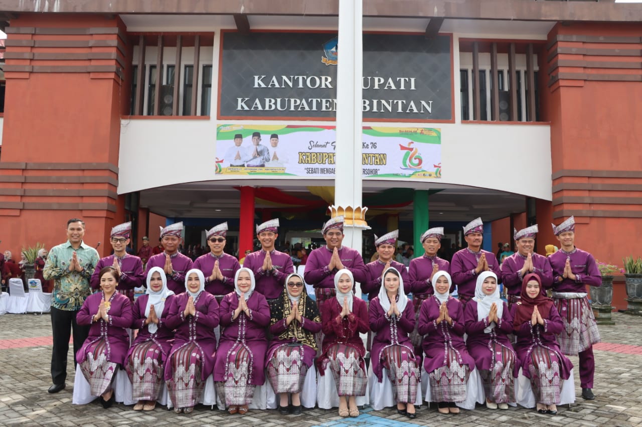 Kapolres Bintan Hadiri Upacara Peringatan Hari Jadi Kabupaten Bintan Yang Ke 76 Tahun 2024