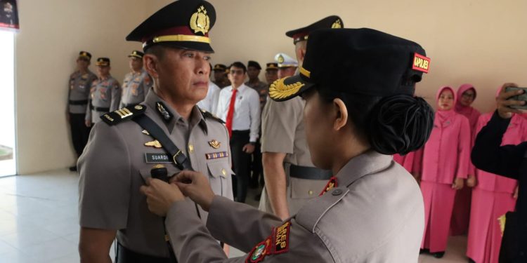 Kapolres Bintan Pimpin Serah Terima Jabatan Kabag SDM Polres Bintan
