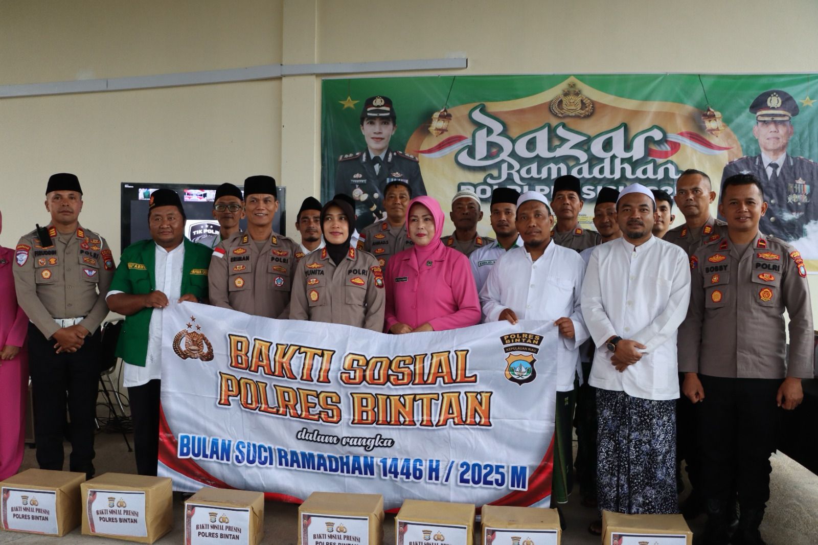  Bazar Ramadhan Polri Presisi 2025 Dan Baksos Polres Bintan Dalam Rangka Bulan Suci Ramadhan 1446 H/ 2025 M