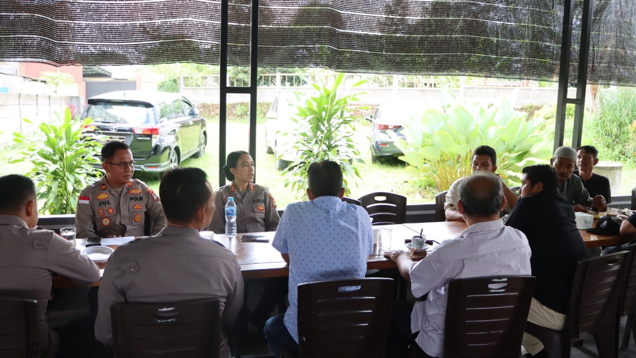 Coffee Morning Kapolres Bintan Dengan Serikat Pekerja Kab. Bintan Dalam Rangka Persiapan Peringatan May Day 2025
