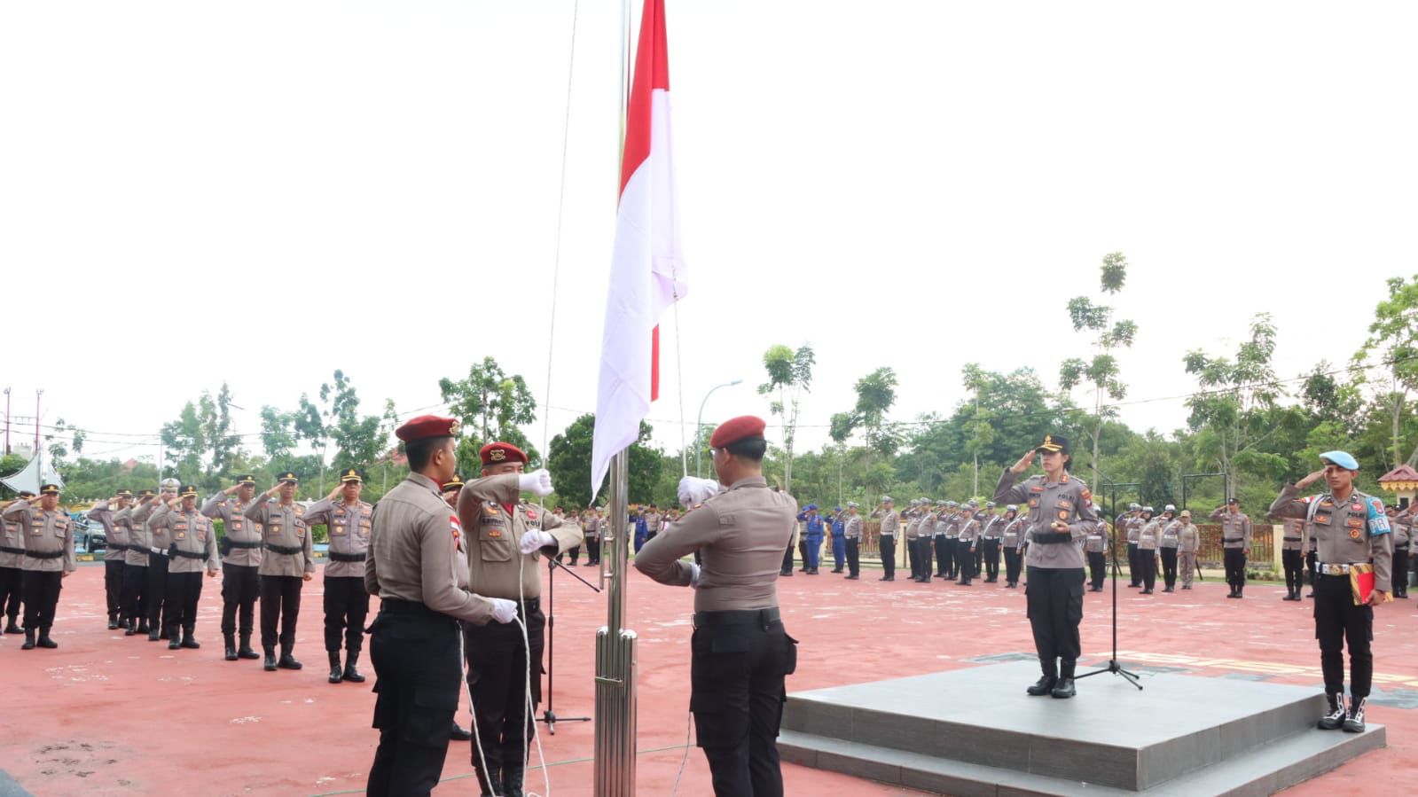 Upacara Memperingati Hari Kebangkitan Nasional Ke-117 Tahun 2025 Polres Bintan