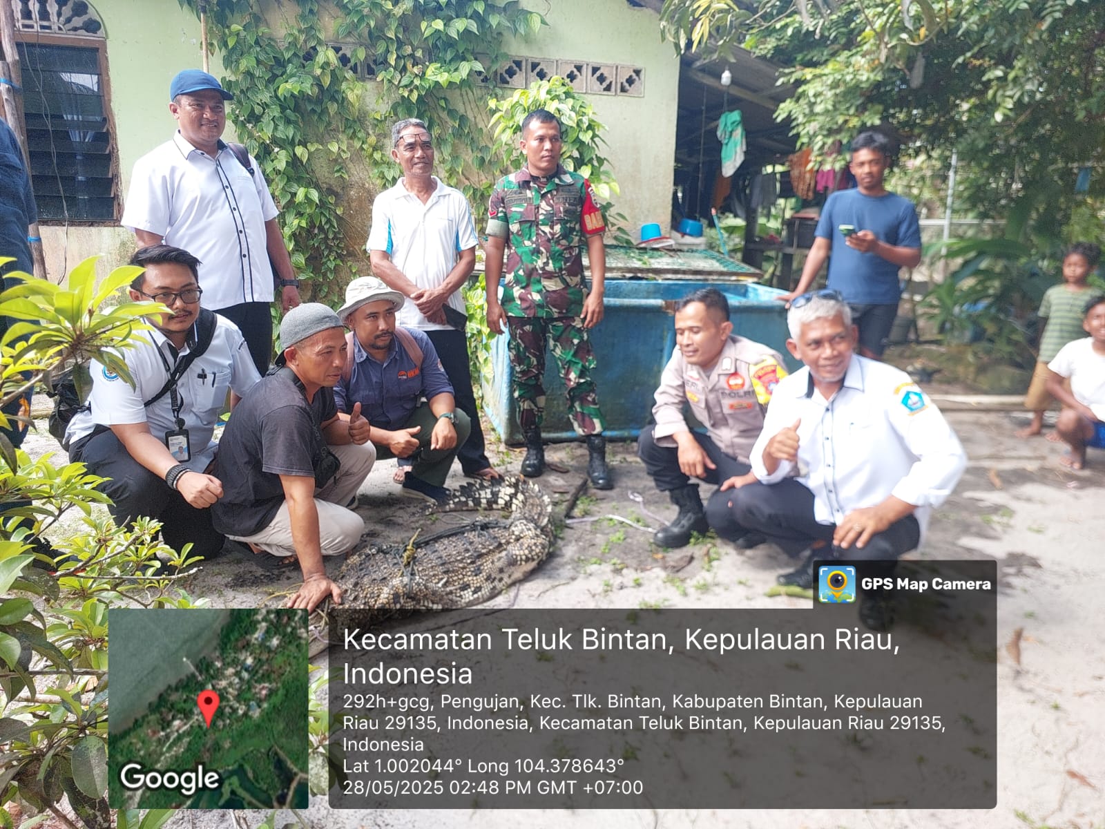 Buaya Peliharaan Warga Diamankan, Pemdes dan BPSPL Lakukan Evakuasi