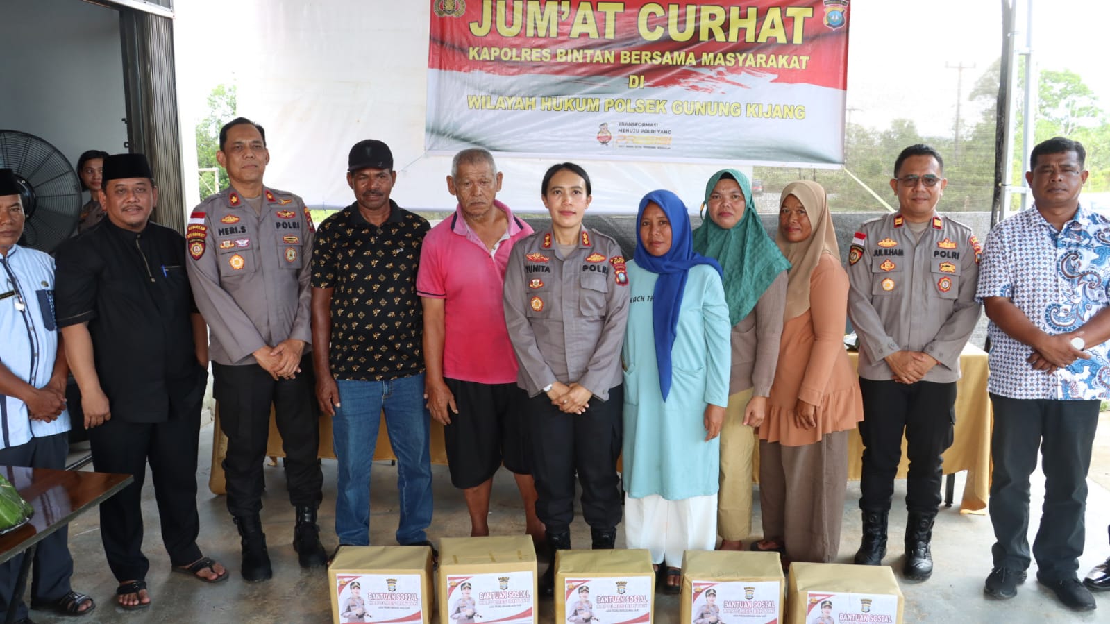 Polres Bintan Laksanakan Kegiatan Jumat Curhat bersama masyarakat