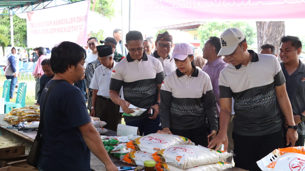Polres Bintan Gelar Pasar Murah Sambut HUT RI ke-80